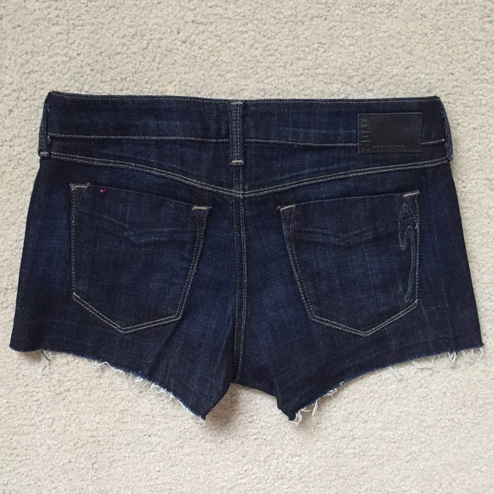 ‘Sold Design Lab’ Dark Wash Booty Shorts Size 24